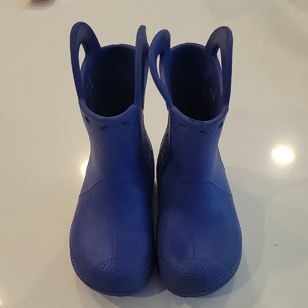 CROCS Kids Deep Blue Rain Boots